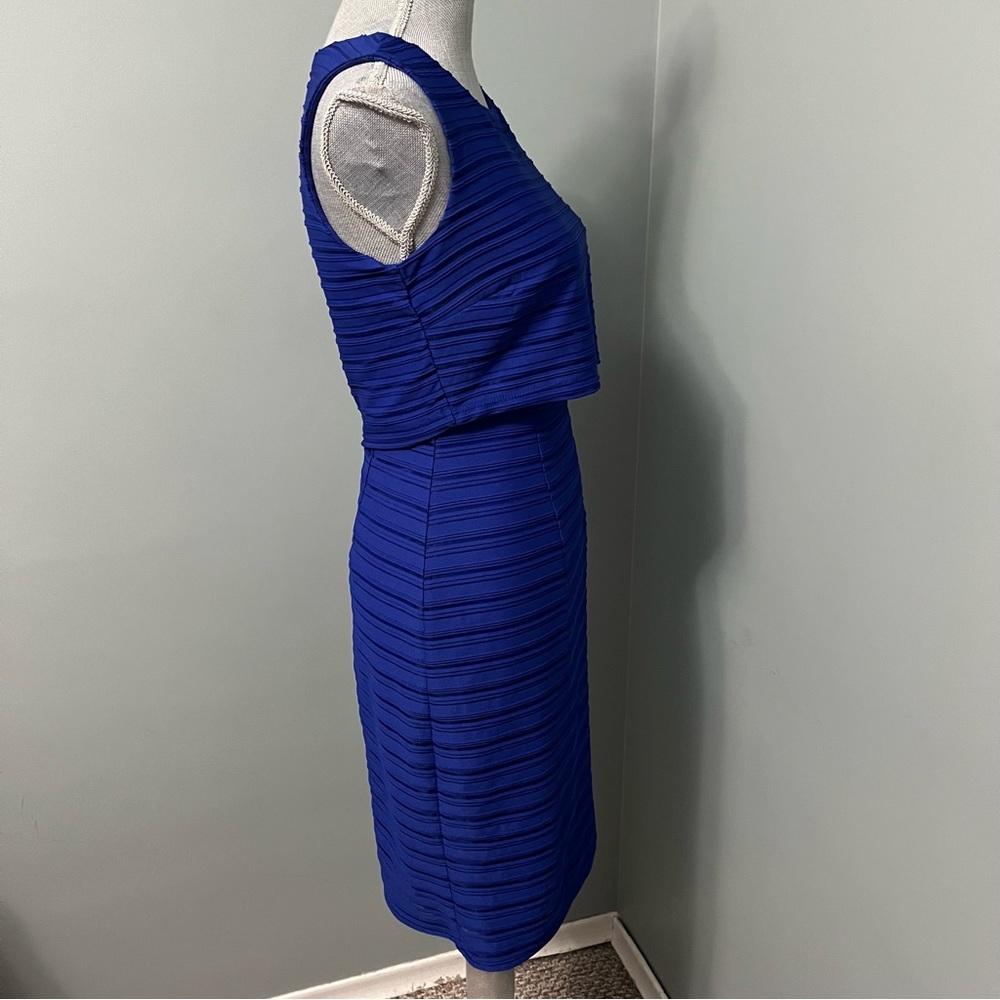CLEO sleeveless blue Cocktail Dress women’s size 2 wedding guest dress - Picture 6 of 9